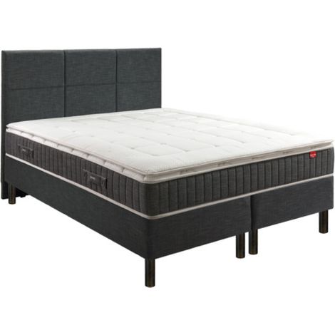 Ensemble Epeda ENSEMBLE ENCHANTEUR 5 EN 1 GRIS CHINE 180x200 Ressorts (1/5)
