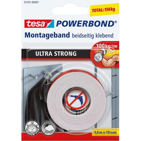 Nastro Biadesivo Powerbond Mm 19 x 1,5 m Tesa (1/5)