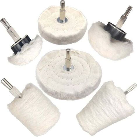 Disque de Polissage pour Perceuse Kit Outil Métal Aluminium Acier Inoxydable