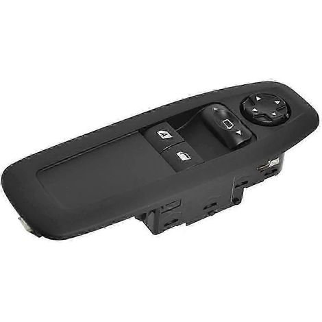 Interrupteur de lève-vitre électrique pour voiture à conduite à droite (25-26) - Référence : 96751120ZD - Compatible avec Peugeot 208 et 200 (1/4)