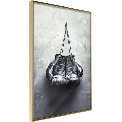 Affiche Murale Encadrée "Retirement" 40 x 60 cm Or (1/2)