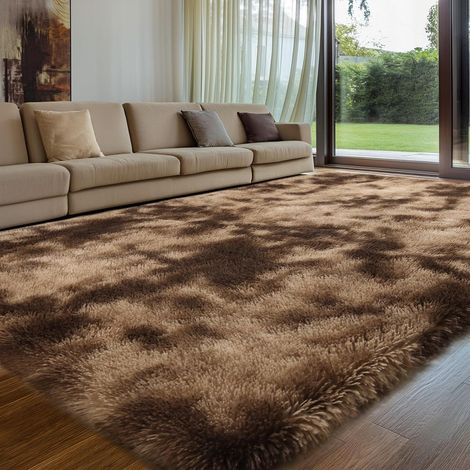 Teppich Hochflor Braun 240x340 Batikbraun 240 x 340 cm (Rechteckig) (1/5)
