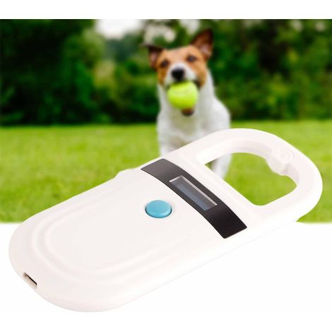 Scanner de puces électroniques rechargeable pour animaux, scanner de micropuces, scanner de médailles pour animaux de compagnie (1/5)