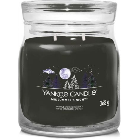 Yankee Candle - Bougie signature nuit d'été moyen modèle (1/2)