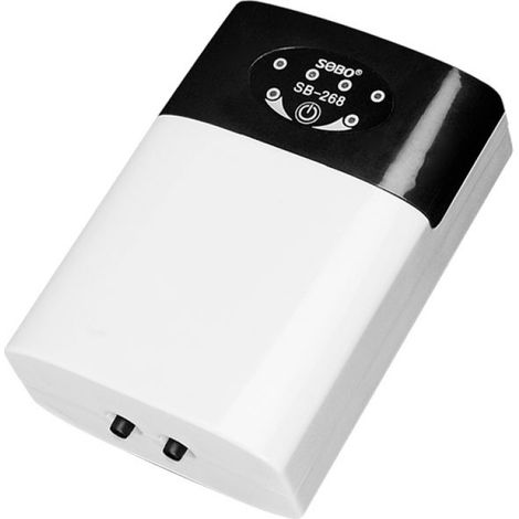 Pompe à oxygène pour poissons, aérateur, batterie lithium rechargeable, double usage, USB, extérieur (1/5)