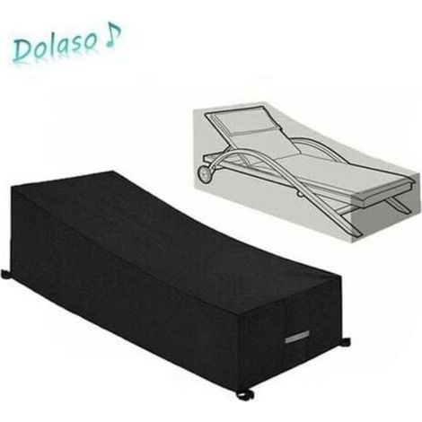 Housse de protection pour bain de soleil - Imperméable - Coupe-vent - Anti-UV - Tissu Oxford 210D (1/3)