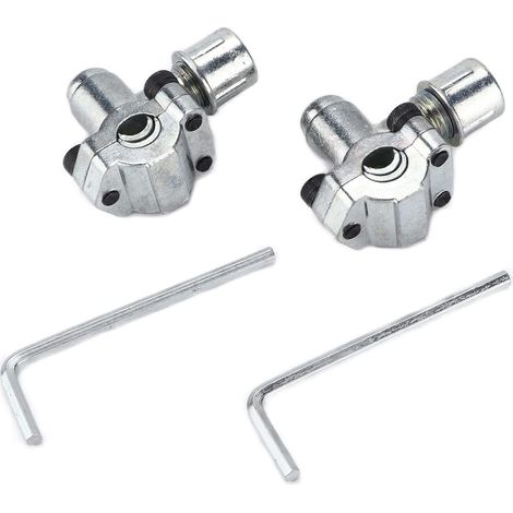 Lot de 2 kits de perçage pour robinet de réfrigérateur BPV-31 compatible avec les tuyaux de diamètre extérieur 1/4", 5/16" 3/8", pour climatisation automobile, robinet à pointeau (1/5)