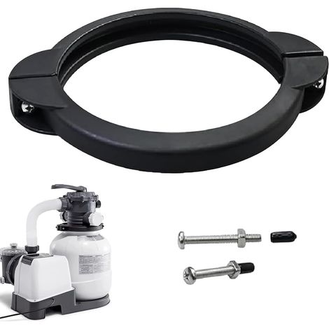 Schlauchschellen, Schlauchklemmen, Ventilschellen, Poolschellen, kompatibel mit Intex 30 und 35 cm Sandfilterpumpen. Ersatzteile (1/5)