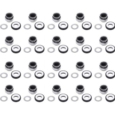 12mm Ressort Helicoidal Caoutchouc Pompe Soufflet Joint Mecanique 301-12 - 20X produits-DOU (1/4)