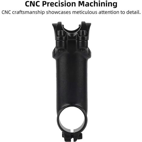Potence de vélo réglable de 31,8 mm en alliage d'aluminium usiné CNC, inclinaison de +7°, pour vélos de route et VTT de diamètre 28,6 mm (1/4)