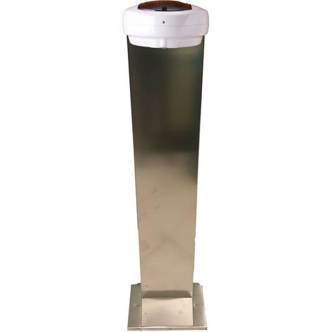 Piédestal lampadaire complet avec distributeur pour désinfection (1/3)
