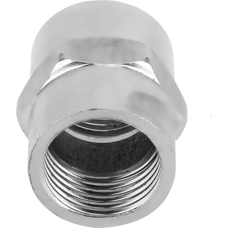 5 Stück G1/2” Edelstahl-Rohrverbindungsstücke Adapterverbinder für Bad und Küche (B) (1/5)