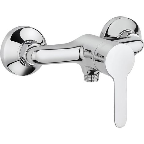 Miscelatore doccia esterno cromato design slim P3 di Paini Rubinetterie (1/2)