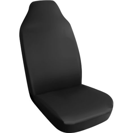 COPRISEDILE SINGOLO 'PARIGI' elasticizzato - tessuto in cotone - nero - BricoGo