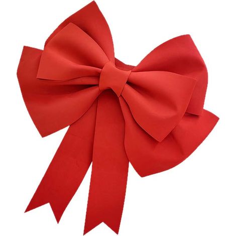 Grandes Décorations Nœud en EVA léger et – Déco élégante pour Noël Mariage Saint Valentin Nouvel An Maison 4 pcs XXL Rouge (1/5)