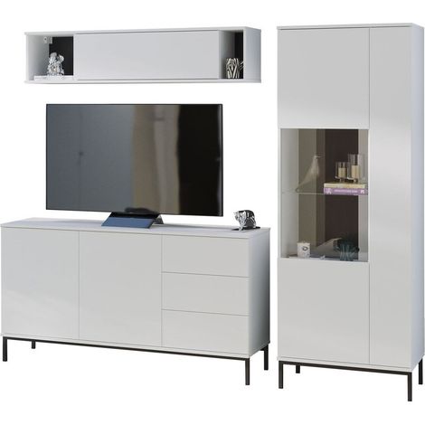 Ensemble de salon Lomsore 110, Blanc (1/5)
