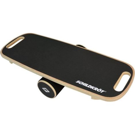 Tabla de equilibrio - Fitness - SCHILDKRÖT - Antideslizante - Diámetro 11 cm - 73,5 x 28 cm - TABLA DE EQUILIBRIO DE MADERA (1/5)