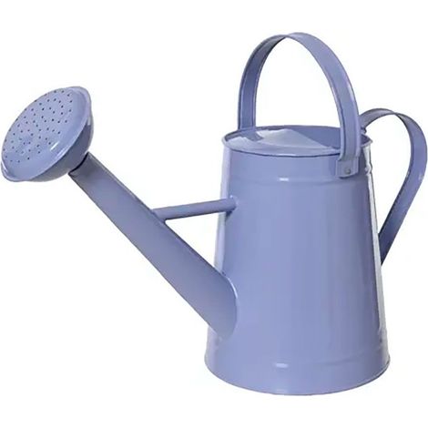 Arrosoir en zinc bleu, 4,5 l - Acier galvanisé et design ergonomique