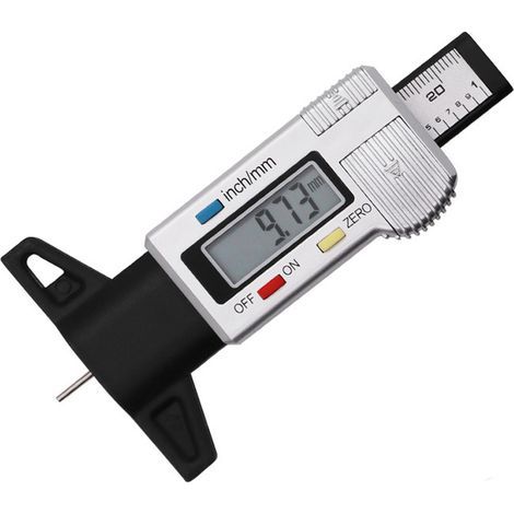 Digitaler Messschieber aus Edelstahl, 200 mm/8 Zoll, Auflösung 0,1 mm/0,004 Zoll, metrisch, imperial (1/5)