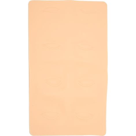 Peau d'entraînement en silicone pour microblading, sourcils et eye-liner, kit de pratique pour débutants. (1/5)