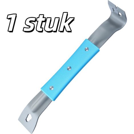 Pied de biche arrache clous en acier inoxydable longueur 28 cm pour travaux de démontage et extraction des clous couleur bleue (1/5)