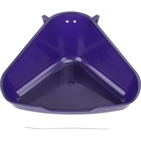 Bac à litière de toilette pour Hamster, tenture murale anti-éclaboussures, polyvalent en plastique, salle de bain, conteneur de bain de sable, baignoire pour la maison, bleu S (1/5)
