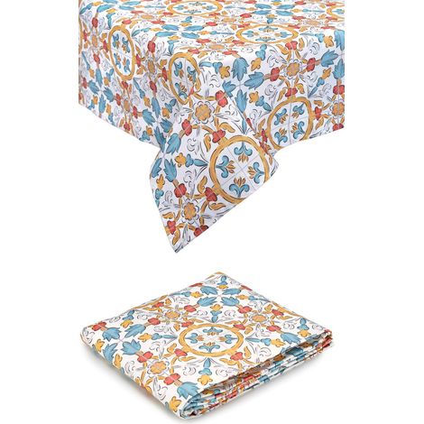 Fade tovaglia Saba cotone quadrata 90x90 cm