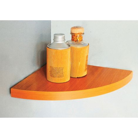 Mensola Angolo Squadrata Bianca Cm. 50X50X1,8 - 5 Pz (1/2)