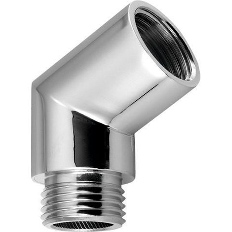 Raccord de douche entre pomme et flexible 1/2", laiton/chrome (1/2)