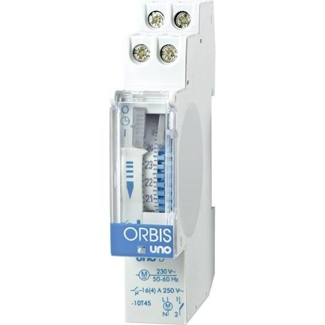 Orbis-zeitschalttechnik UNO D Interruptor gris claro 230V