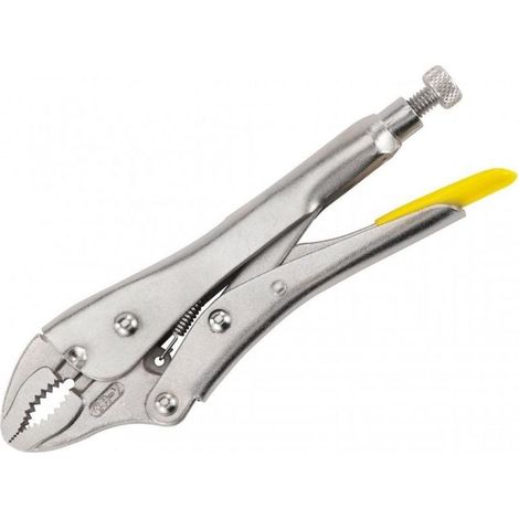 1 PCS 125mm Vice Grip Pliers with 42mm Jaw - Machined and Hardened Jaws for Extra Strength - Locking Lever - Adjustable Clamping Force Via Wheel (1/3)