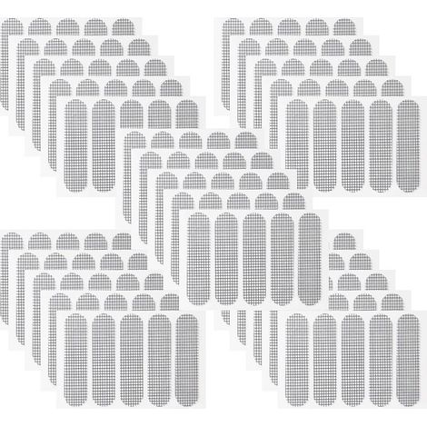 Réparation de Fenêtres 125 Pièces Ruban Adhesif Reparation Moustiquaire en Fibre de Verre Moustiquaire Patch Réparation pour Filet Moustiquaire Anti Insectes (1/5)