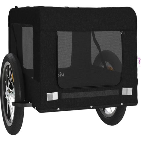 Rimorchio/carrello per animali domestici nero 020044221