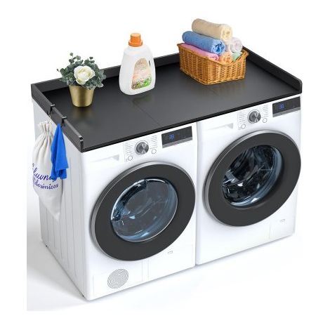 Comptoir pour lave-linge et sèche-linge - 3 panneaux d'épissure (1/5)