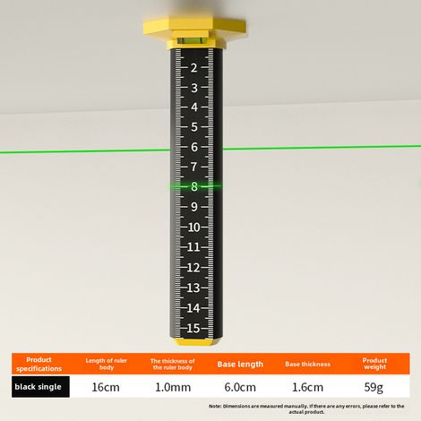 Règle De Nivellement Laser Magnétique 80cm Avec Niveau À Bulle Pour Carrelage Mural (1/5)