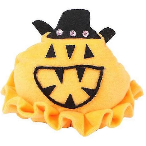 Halloween-Haustier-Kopfschmuck, Halloween-Hut mit Kürbismuster für Haustiere, orange (1/5)
