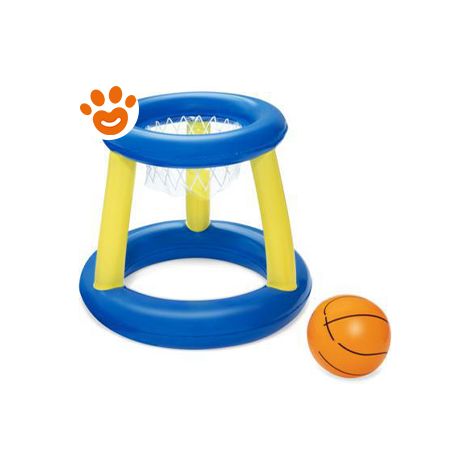 Bestway Canestro Galleggiante con Palla (61cm) Art. 52418 - Bestway Canestro Galleggiante con Palla (61cm) Art. 52418 - Confezione Da 1 Pezzo