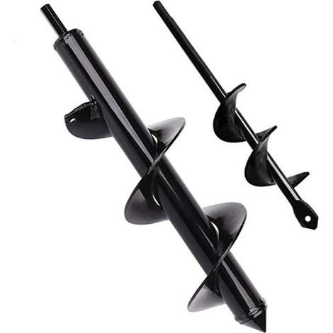 Garden Drill Bit Planting Auger Planting Auger Practical Tool for Digging Holes and Deep Cultivation - 8 x 30cm and 4 x 22cm