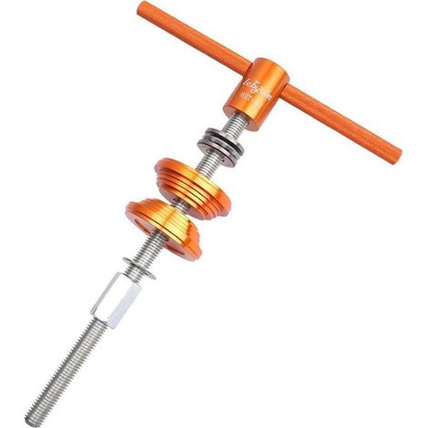 Outil de presse de direction de vélo, outil d'installation de pédalier, pour la série BB (orange) (1/3)