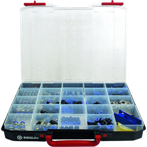 Riegler Sortimentsbox Schnellsteckverbindungen »Blaue Serie« (1/4)
