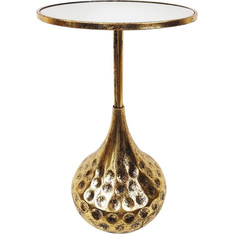 Signes Grimalt Mesa Auxiliar Muebles  Mesa Auxiliar Mueble Auxiliar Dorado 38x38x65cm 34875