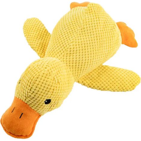 Jouet pour chien - Petit canard peluche - 25×22 cm - Anti-anxiété - Résistant aux morsures (1/5)