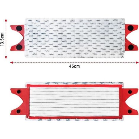 Recharge Vileda Balai Serpillere,Tête de Remplacement de Vadrouille, Replacement Microfibre Pad pour Vileda Ultramax 2 en 1, 4PCS (1/4)