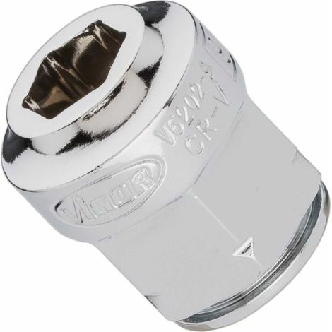 VIGOR Steckschlüssel-Einsatz, superflach V6202-9 ∙ Vierkant hohl 10 mm (3/8 Zoll) ∙ 9 (1/5)