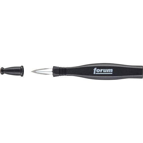 Grattoir fin, Long. de la lame : 25 mm, Larg. : de la lame 8 mm, Long. totale 150 mm