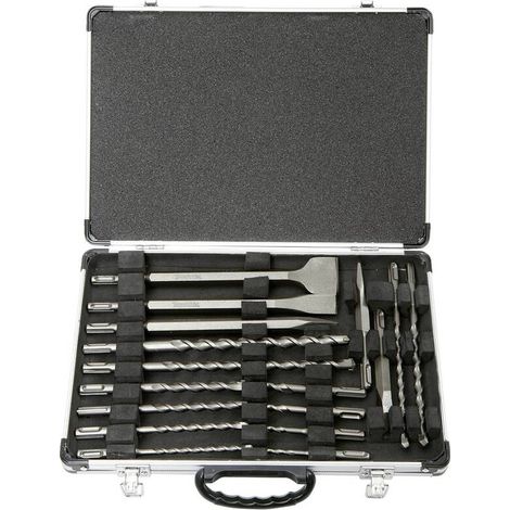 [GEBRAUCHT] B-Ware Makita D-42444 Hammer Drill Bit Set SDS-Plus 17-Piece Durable Kit (1/2)