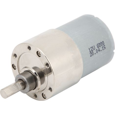 Untersetzungsmotor mit Halterung und Drehzahlregler, einstellbare Drehzahl (CW/CCW), 12 V DC, XD-37GB3530, 200 U/min (1/5)