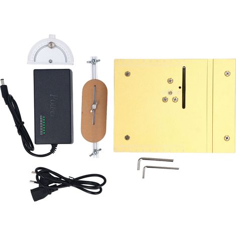 Petite scie de bureau, Mini coupe électrique multifonctionnelle Portable pour le travail du bois, prise ue (1/5)