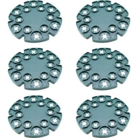 Lot de 6 supports pour tiges de bambou, plantes grimpantes, plants de tomates, concombres, clématites