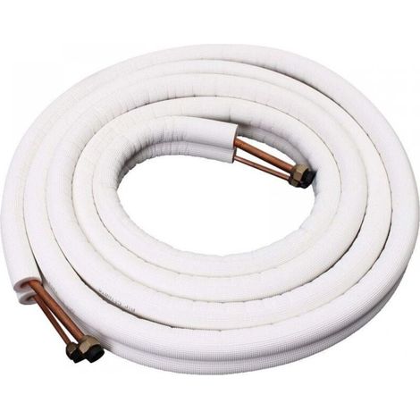 Tube de cuivre 1m pour climatiseur – Diamètre 1/4 3/8 – Mélange cuivre et aluminium – Installation simplifiée (1/5)